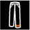 Ourlet permettant de rallonger le pantalon