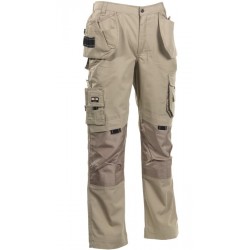 Pantalon déperlant multi-poches taille ajustable