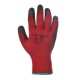 Gants de manutention, enduits latex