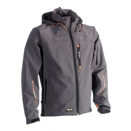 Veste softshell déperlante multipoches