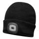 Bonnet avec frontale intégrée rechargeable USB