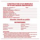 Panneau permis de construire 800 x 800 