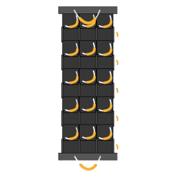 Kit de 30 blocs de calage hauteur 1360 mm capacité 49 tonnes