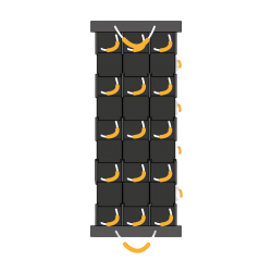 Kit de 27 blocs de calage hauteur 1235 mm capacité 49 tonnes