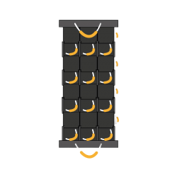 Kit de 24 blocs de calage hauteur 1110 mm capacité 49 tonnes