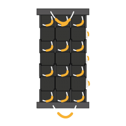 Kit de 21 blocs de calage hauteur 985 mm capacité 49 tonnes