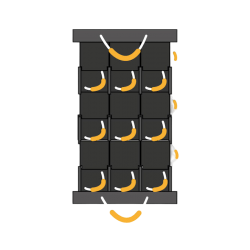 Kit de 18 blocs de calage hauteur 860 mm capacité 49 tonnes