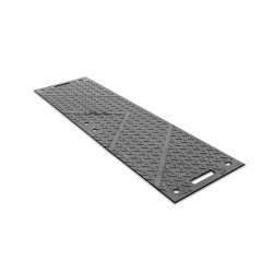 Plaque de roulage antidérapante 2 faces 2000 x 1000 x 20 mm