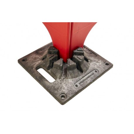 Base pour barrière de chantier rigide