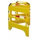 Barrières de chantier rigides pliables 4 pans