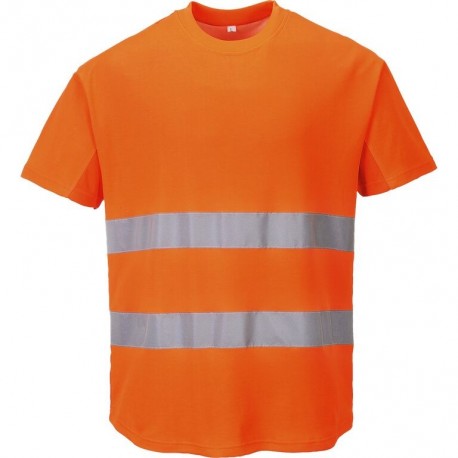 T-shirt aéré haute visibilité coloris jaune