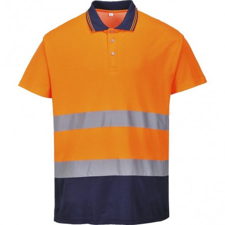 Polo haute visibilité - Bicolore 