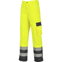 Pantalon doublé Jaune fluo / Bleu marine S686 Portwest