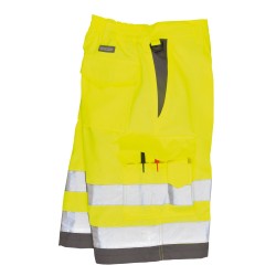 Bermuda Haute-Visibilité bicolore contraste poly-coton - E043 - PORTWEST