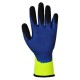 Gants Duo-therm latex A185 Jaune fluo/Bleu Portwest