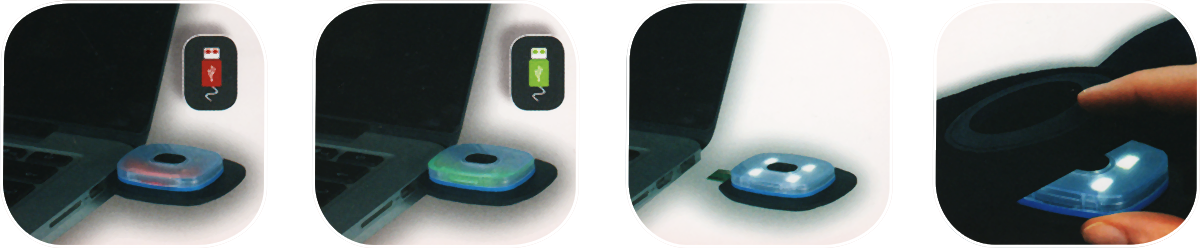 Bonnet à lampe frontale LED rechargeable en USB