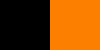Noir/orange