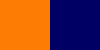 Orange fluo/Bleu marine